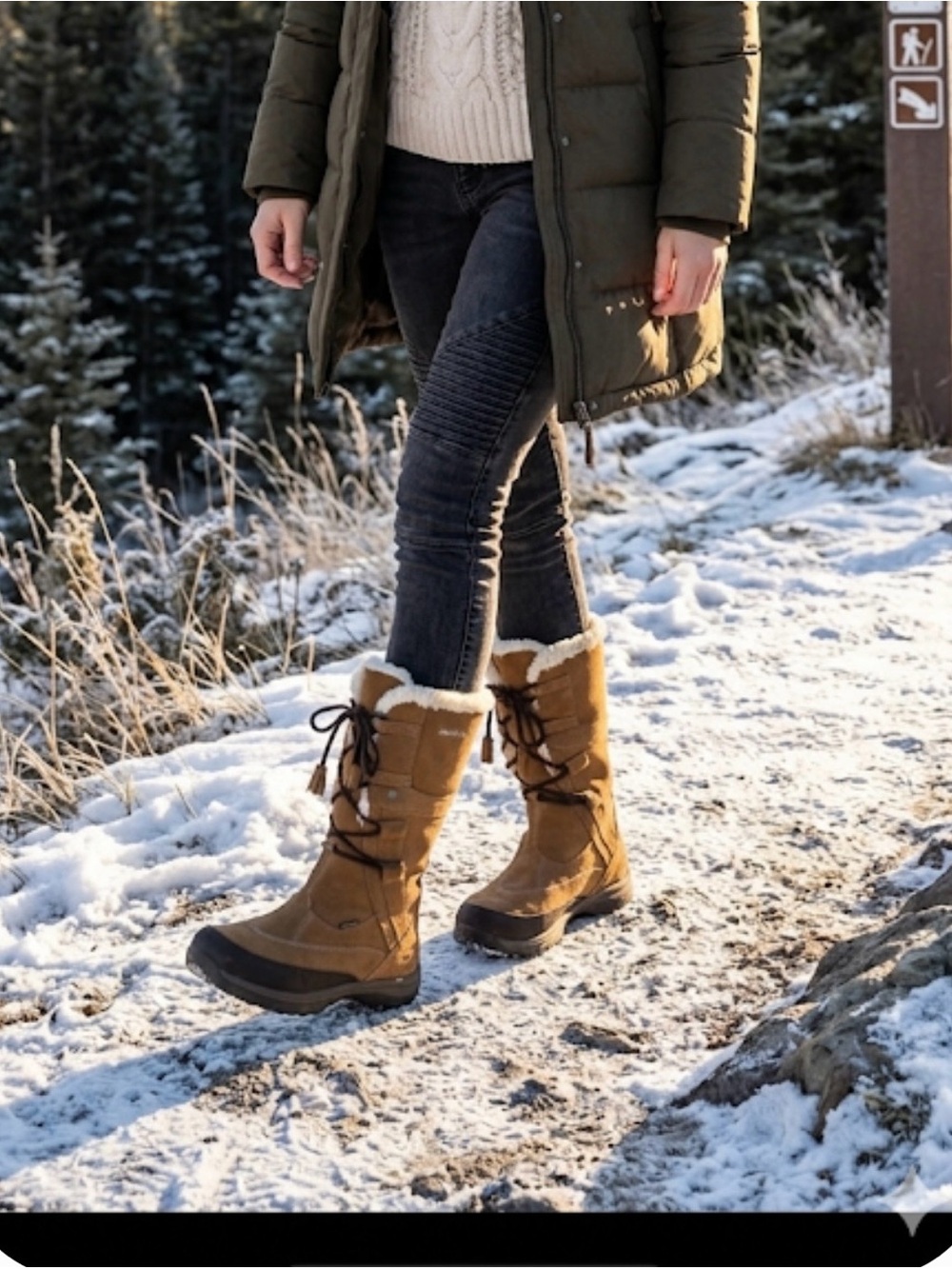 Women's Tan Wind River Boots size 8.5